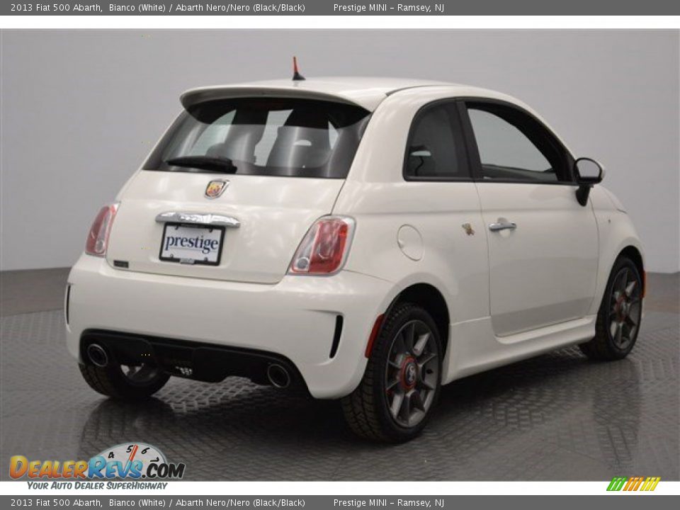 2013 Fiat 500 Abarth Bianco (White) / Abarth Nero/Nero (Black/Black) Photo #5