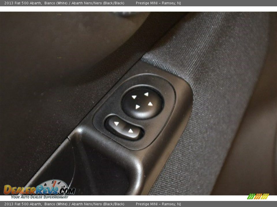 2013 Fiat 500 Abarth Bianco (White) / Abarth Nero/Nero (Black/Black) Photo #10