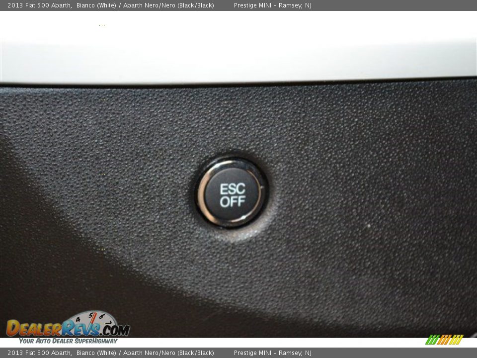 2013 Fiat 500 Abarth Bianco (White) / Abarth Nero/Nero (Black/Black) Photo #13