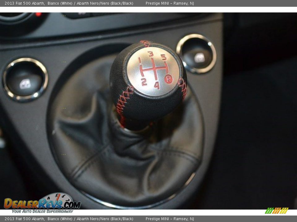 2013 Fiat 500 Abarth Bianco (White) / Abarth Nero/Nero (Black/Black) Photo #16