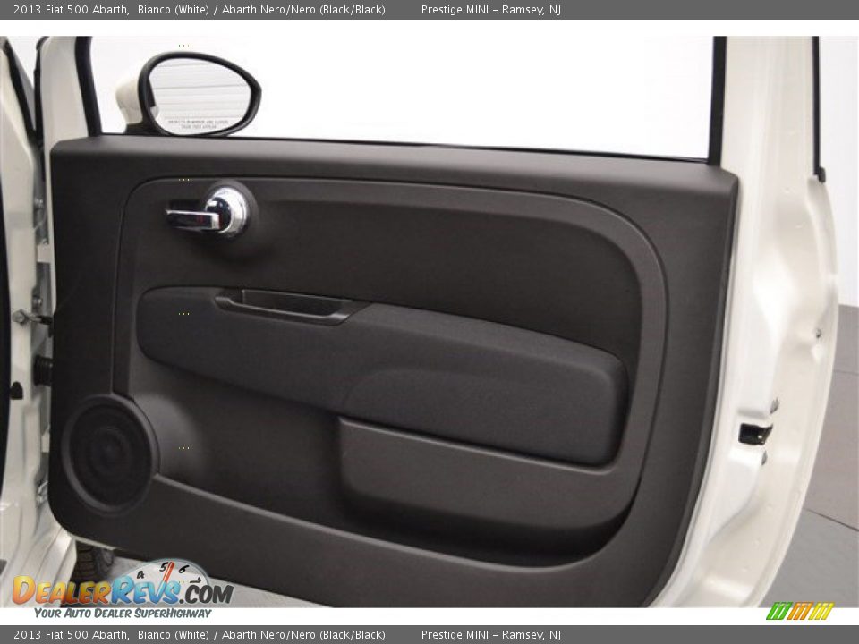2013 Fiat 500 Abarth Bianco (White) / Abarth Nero/Nero (Black/Black) Photo #20