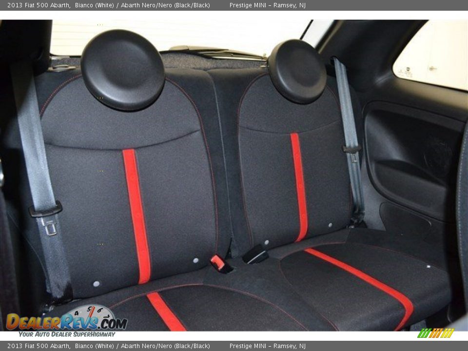 2013 Fiat 500 Abarth Bianco (White) / Abarth Nero/Nero (Black/Black) Photo #23