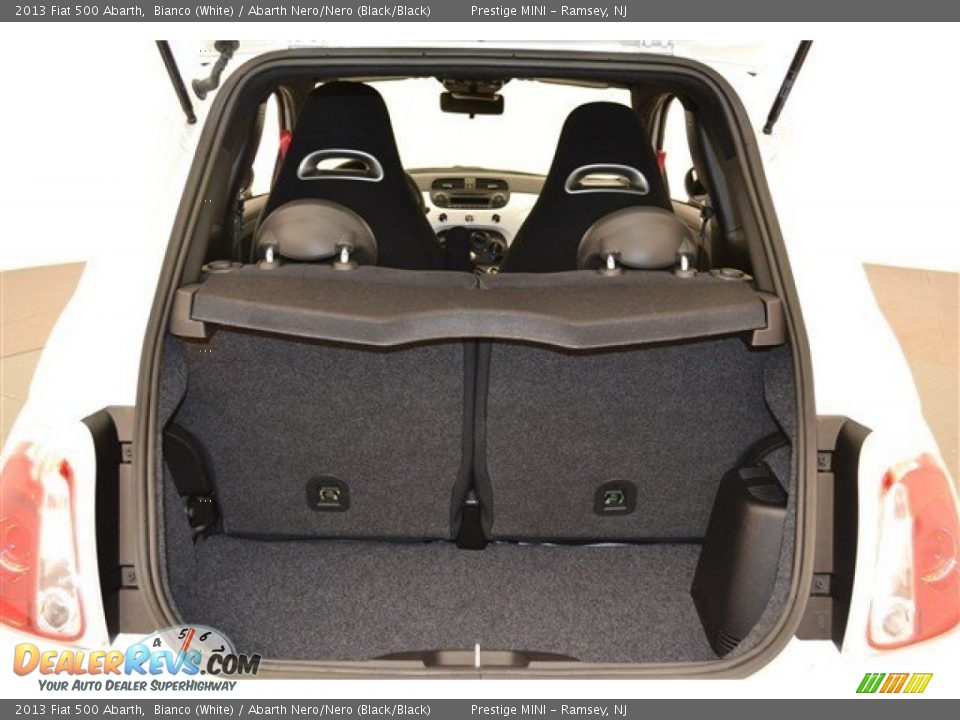 2013 Fiat 500 Abarth Bianco (White) / Abarth Nero/Nero (Black/Black) Photo #26