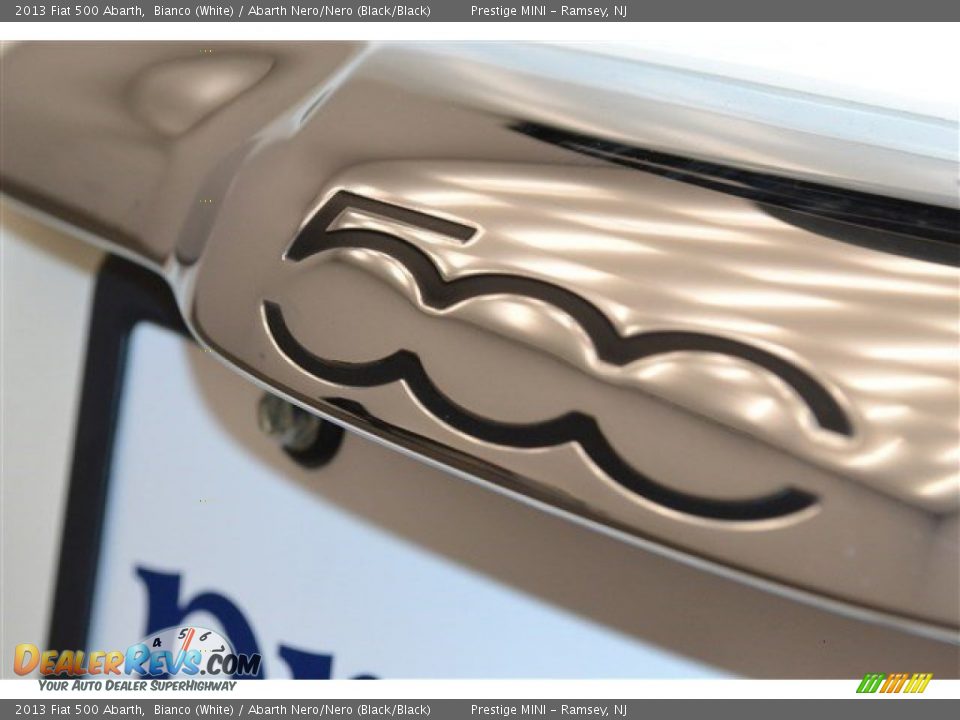 2013 Fiat 500 Abarth Bianco (White) / Abarth Nero/Nero (Black/Black) Photo #29