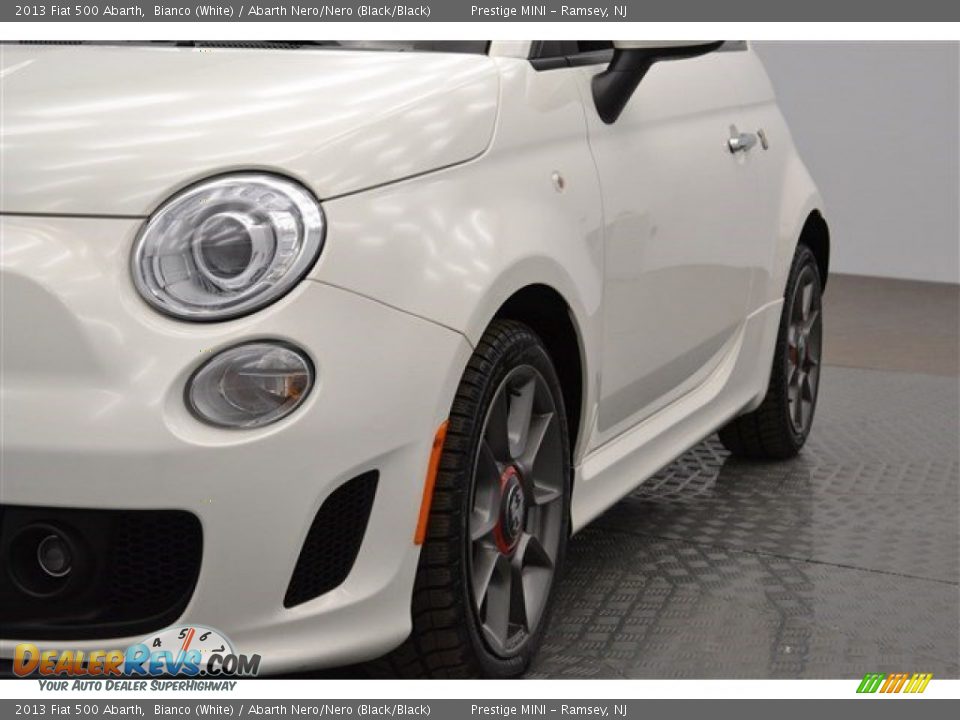 2013 Fiat 500 Abarth Bianco (White) / Abarth Nero/Nero (Black/Black) Photo #30
