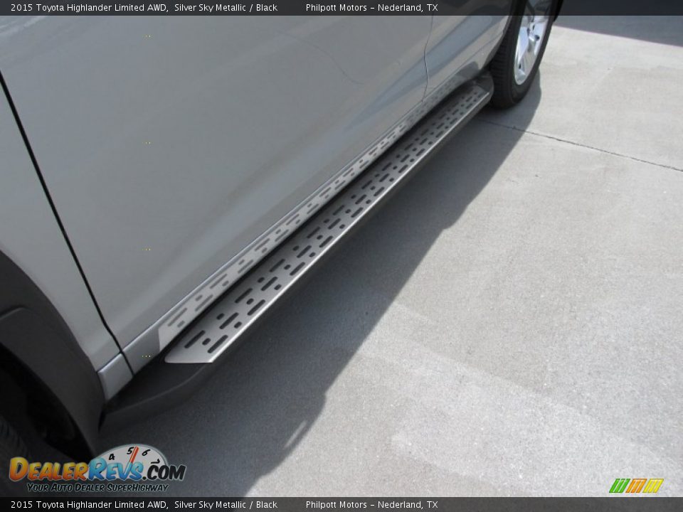 2015 Toyota Highlander Limited AWD Silver Sky Metallic / Black Photo #12