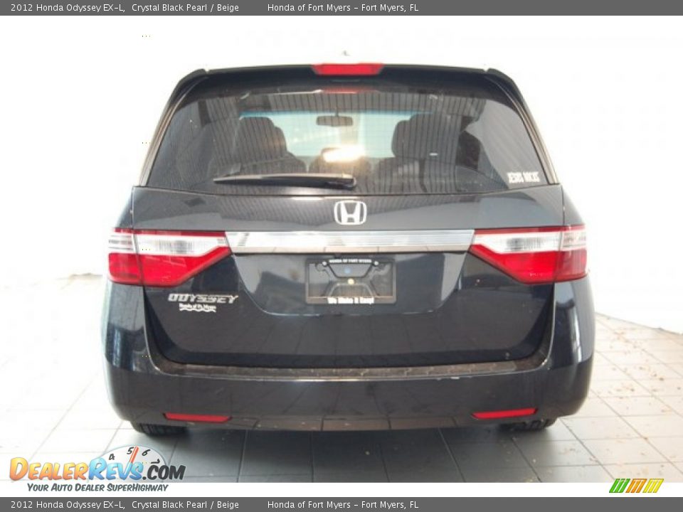 2012 Honda Odyssey EX-L Crystal Black Pearl / Beige Photo #7