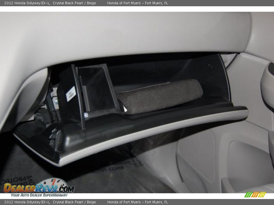 2012 Honda Odyssey EX-L Crystal Black Pearl / Beige Photo #17