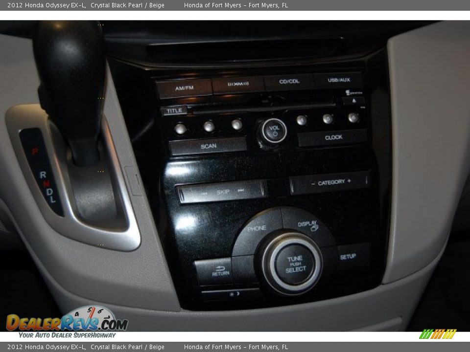 2012 Honda Odyssey EX-L Crystal Black Pearl / Beige Photo #19