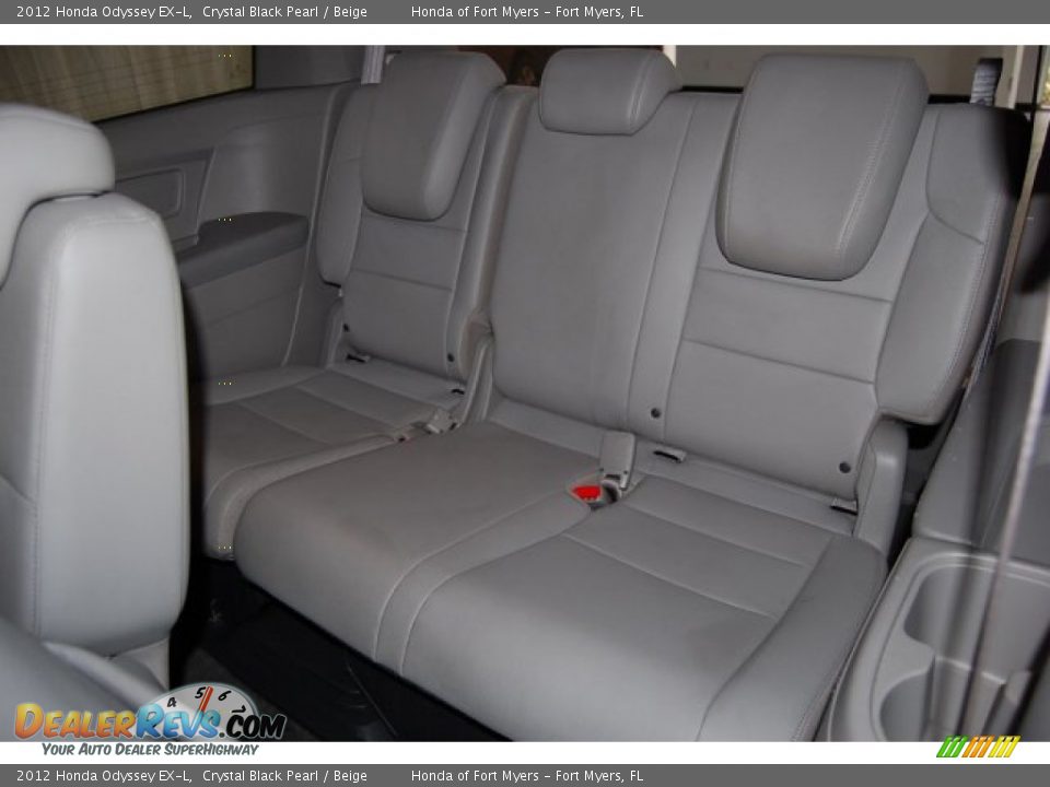 2012 Honda Odyssey EX-L Crystal Black Pearl / Beige Photo #26