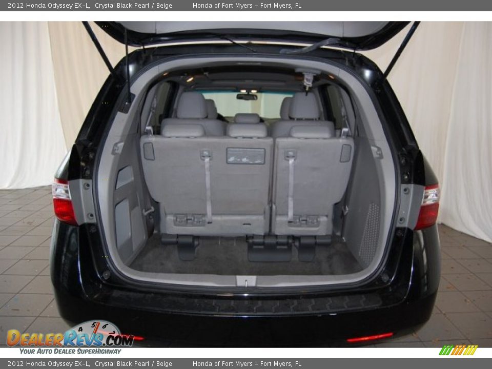 2012 Honda Odyssey EX-L Crystal Black Pearl / Beige Photo #29