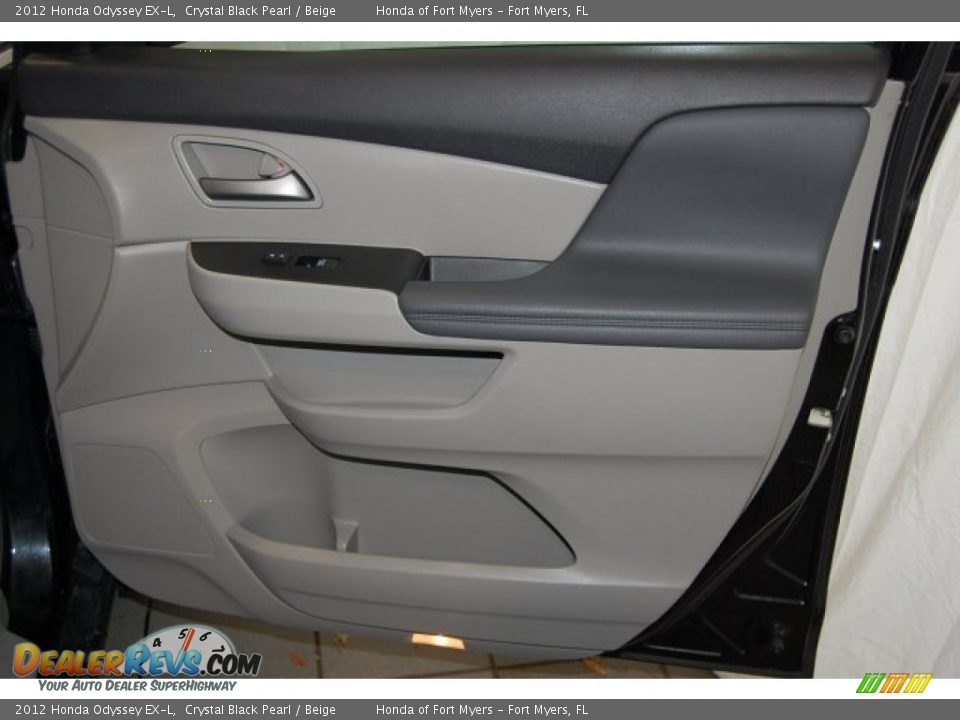 2012 Honda Odyssey EX-L Crystal Black Pearl / Beige Photo #31