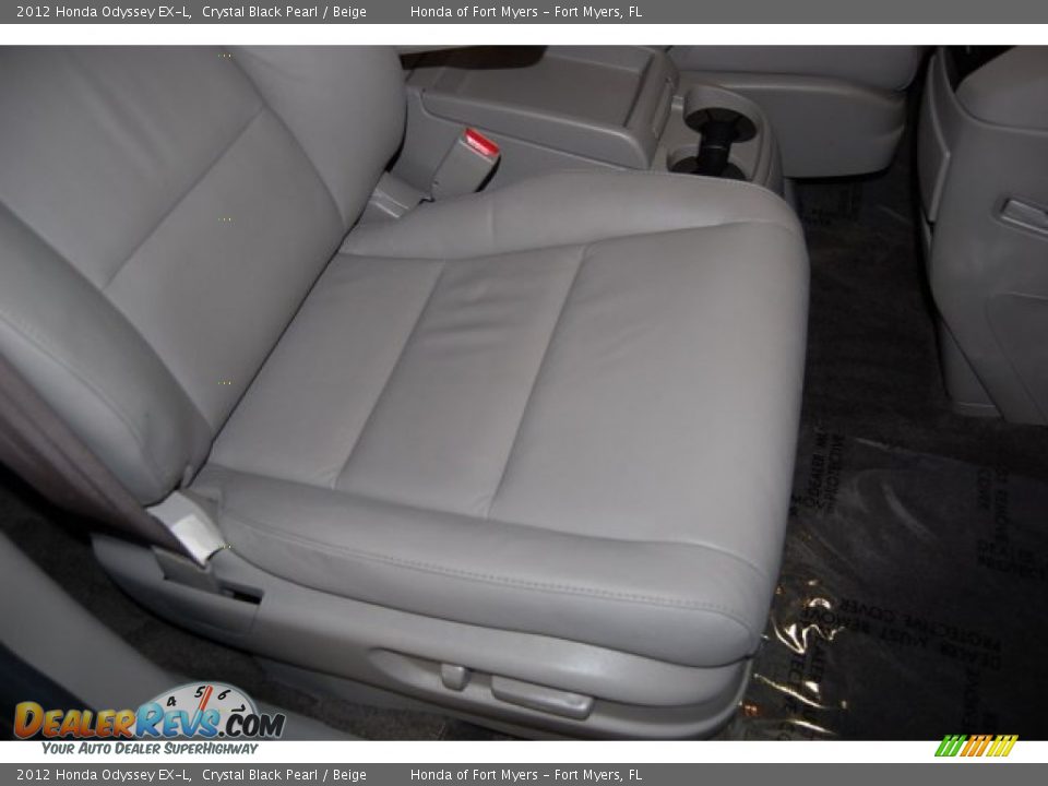 2012 Honda Odyssey EX-L Crystal Black Pearl / Beige Photo #33