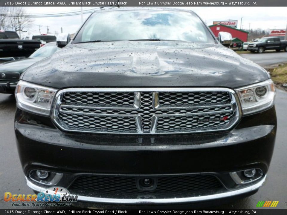 2015 Dodge Durango Citadel AWD Brilliant Black Crystal Pearl / Black Photo #7