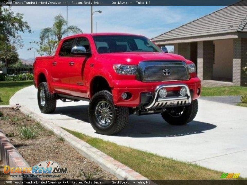 Front 3/4 View of 2008 Toyota Tundra Limited CrewMax 4x4 Photo #1