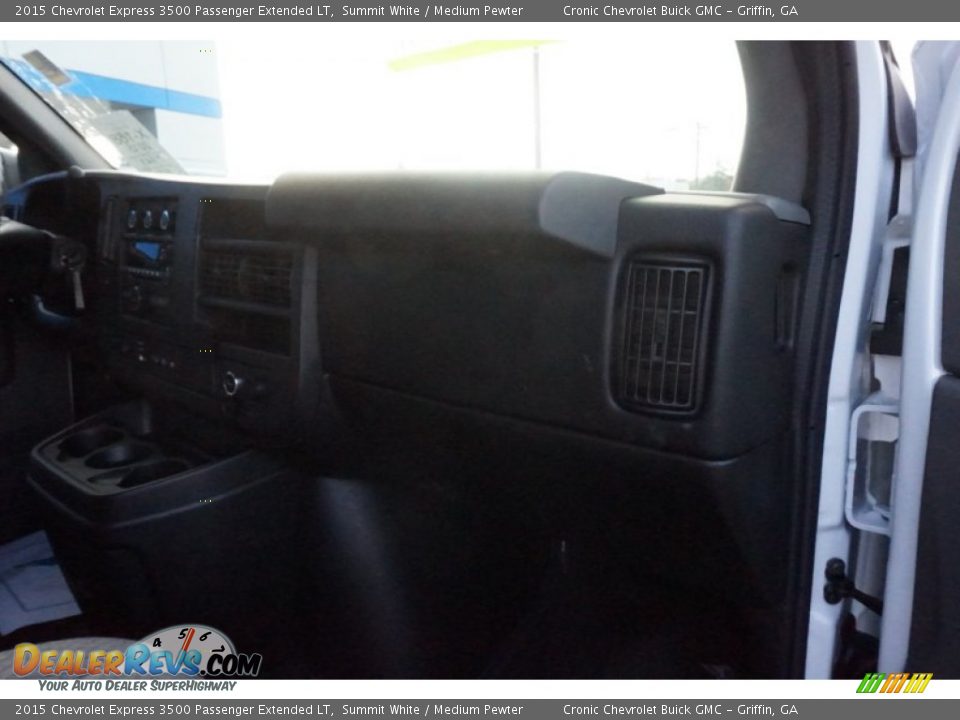 2015 Chevrolet Express 3500 Passenger Extended LT Summit White / Medium Pewter Photo #18