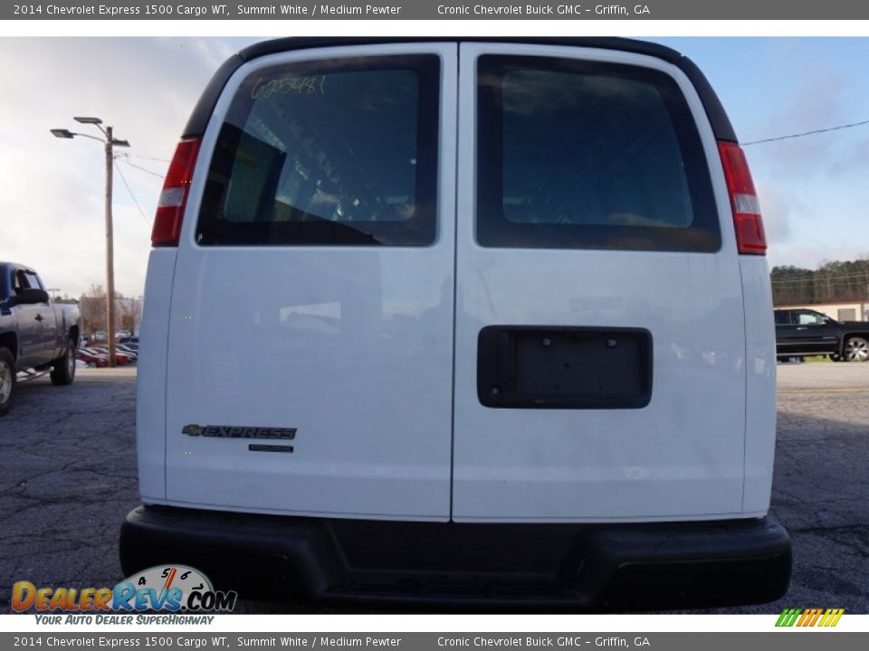 2014 Chevrolet Express 1500 Cargo WT Summit White / Medium Pewter Photo #6