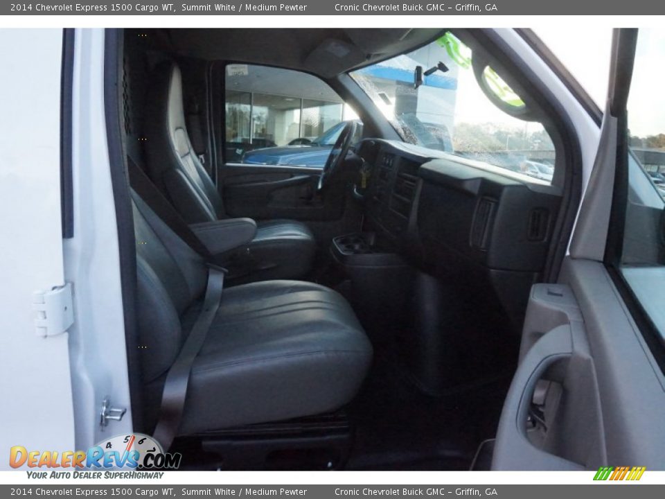 2014 Chevrolet Express 1500 Cargo WT Summit White / Medium Pewter Photo #16