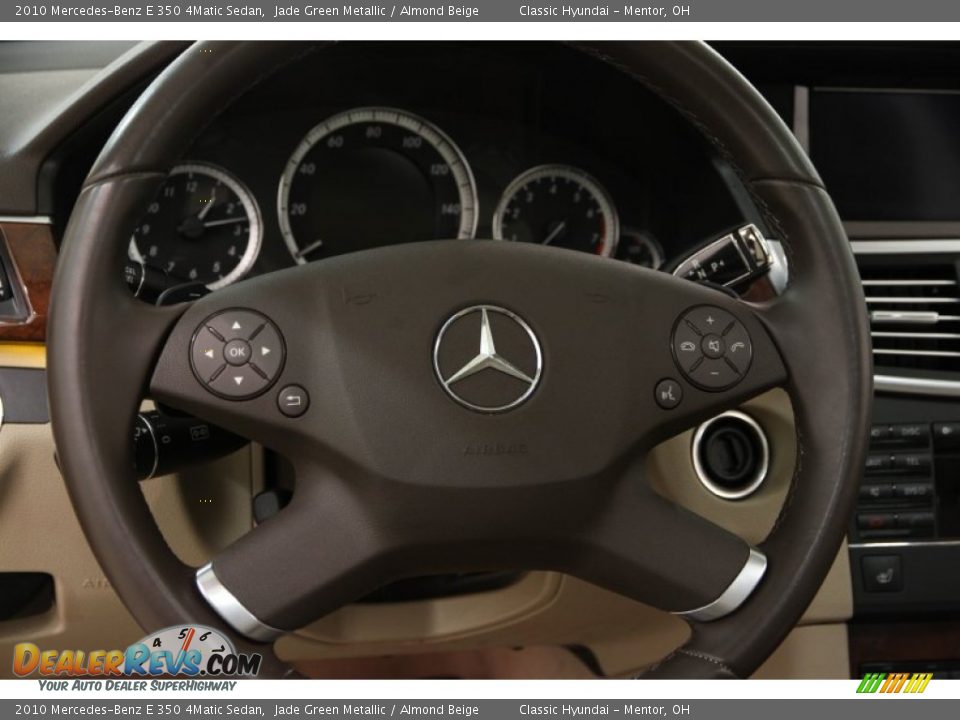 2010 Mercedes-Benz E 350 4Matic Sedan Steering Wheel Photo #6
