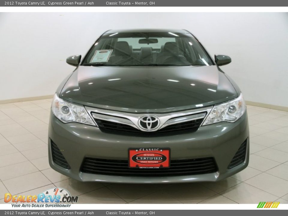 2012 Toyota Camry LE Cypress Green Pearl / Ash Photo #2