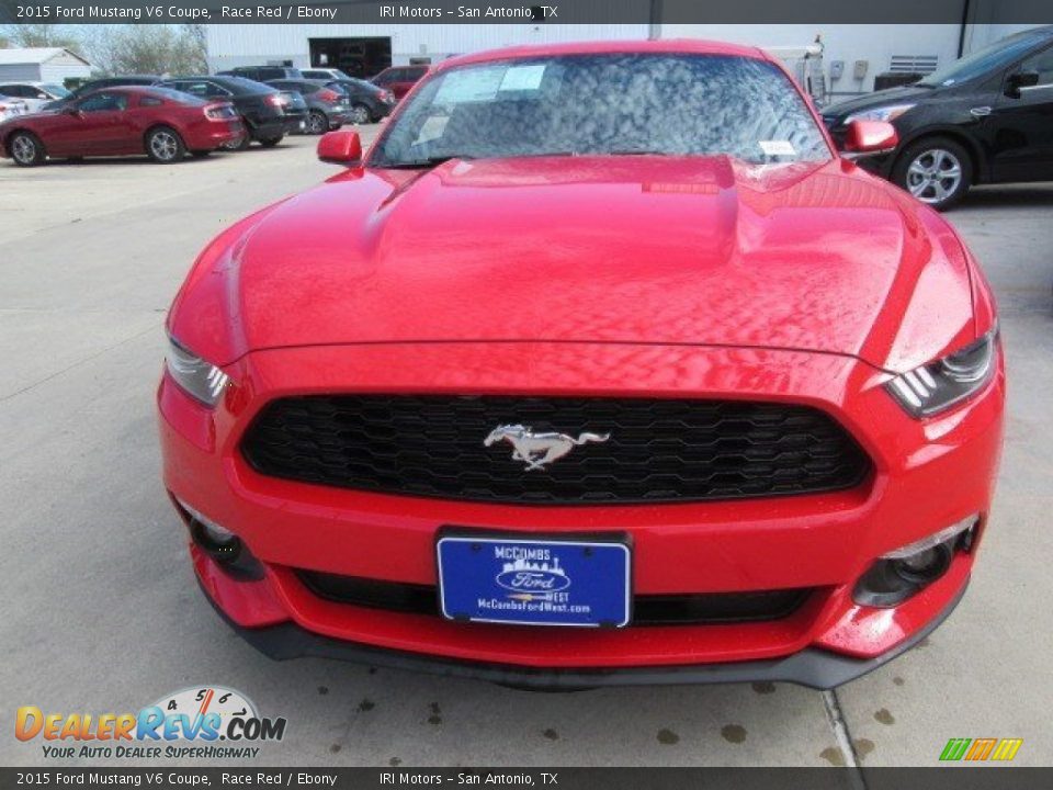 2015 Ford Mustang V6 Coupe Race Red / Ebony Photo #3