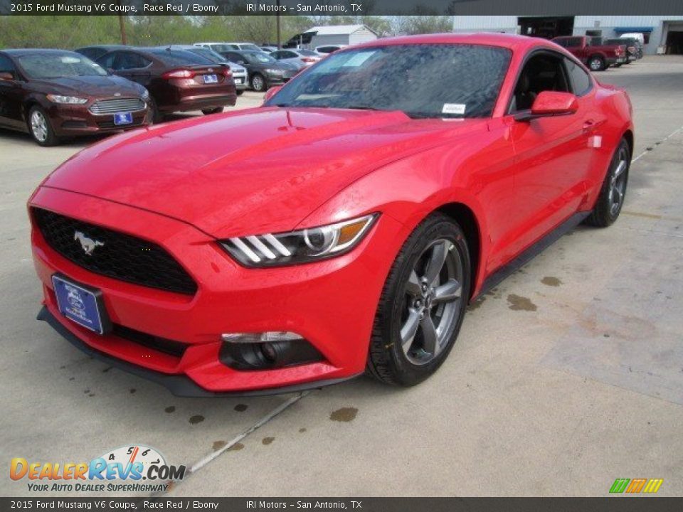 2015 Ford Mustang V6 Coupe Race Red / Ebony Photo #4