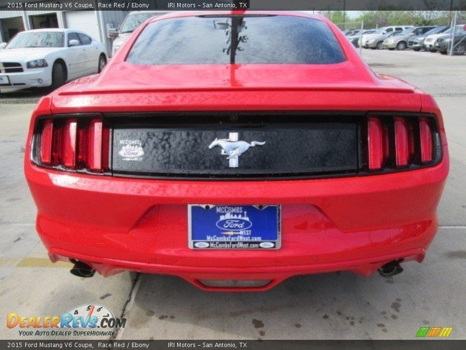 2015 Ford Mustang V6 Coupe Race Red / Ebony Photo #6