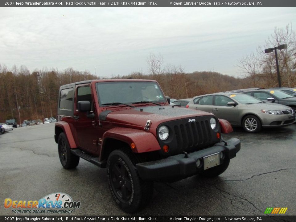 2007 Jeep Wrangler Sahara 4x4 Red Rock Crystal Pearl / Dark Khaki/Medium Khaki Photo #9