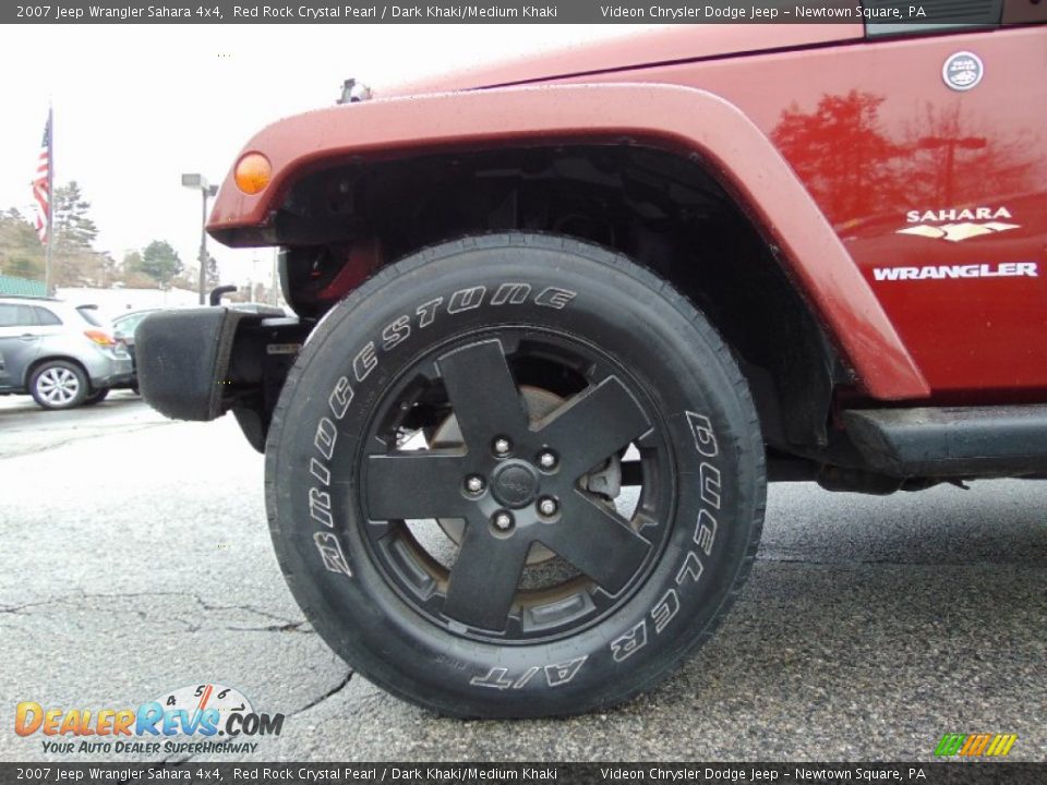 2007 Jeep Wrangler Sahara 4x4 Red Rock Crystal Pearl / Dark Khaki/Medium Khaki Photo #11