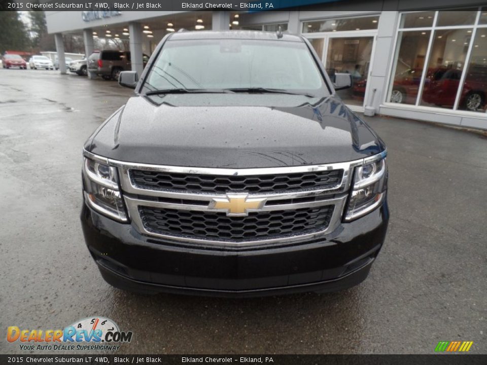 2015 Chevrolet Suburban LT 4WD Black / Jet Black Photo #2