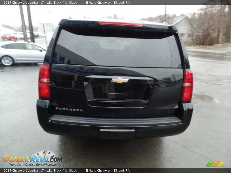 2015 Chevrolet Suburban LT 4WD Black / Jet Black Photo #6