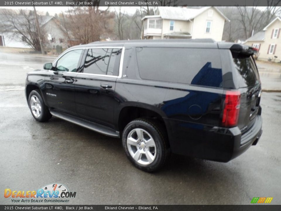 2015 Chevrolet Suburban LT 4WD Black / Jet Black Photo #7