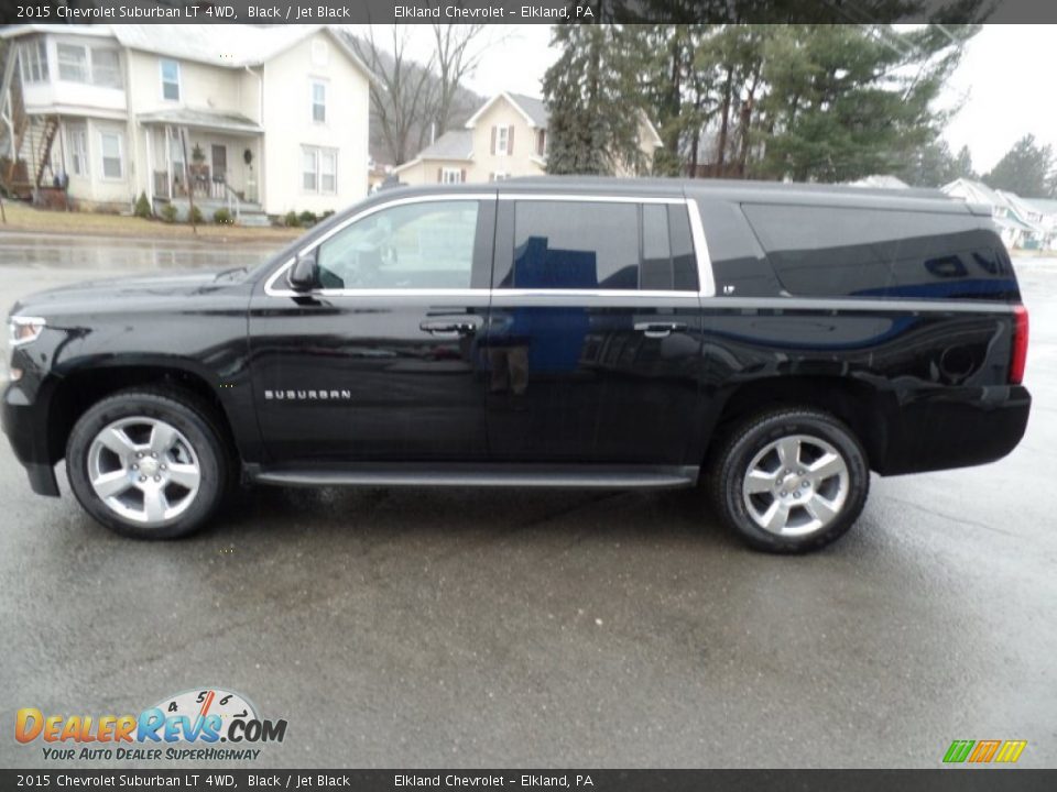 2015 Chevrolet Suburban LT 4WD Black / Jet Black Photo #8