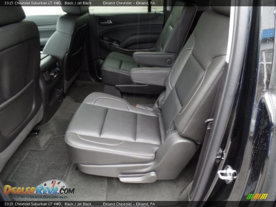 2015 Chevrolet Suburban LT 4WD Black / Jet Black Photo #34