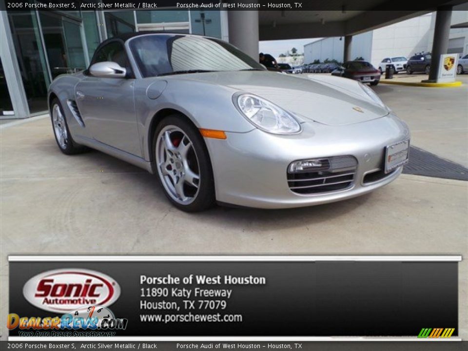 2006 Porsche Boxster S Arctic Silver Metallic / Black Photo #1