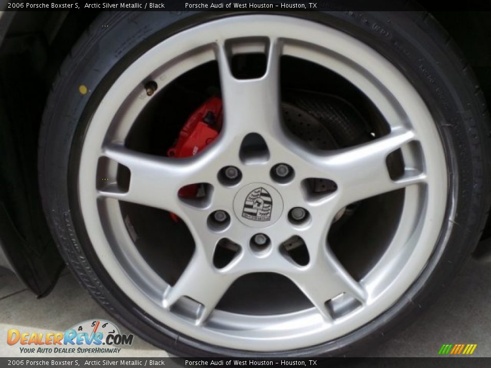 2006 Porsche Boxster S Arctic Silver Metallic / Black Photo #12