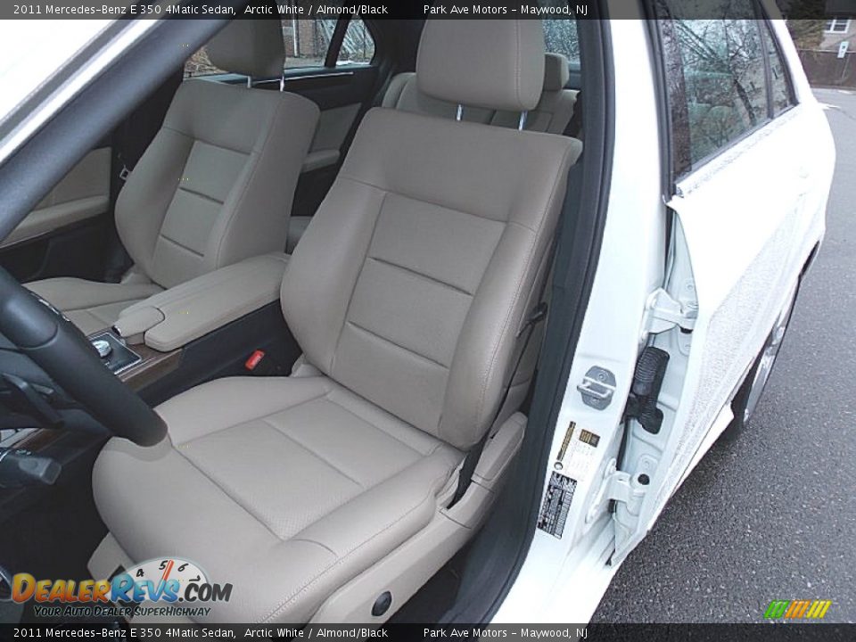 2011 Mercedes-Benz E 350 4Matic Sedan Arctic White / Almond/Black Photo #11