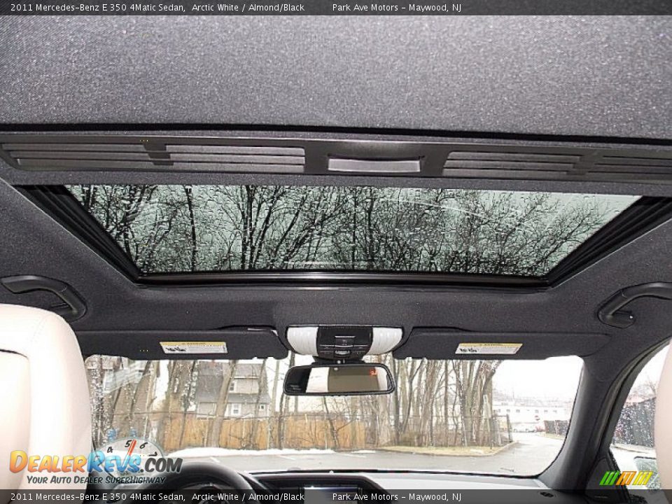 2011 Mercedes-Benz E 350 4Matic Sedan Arctic White / Almond/Black Photo #14