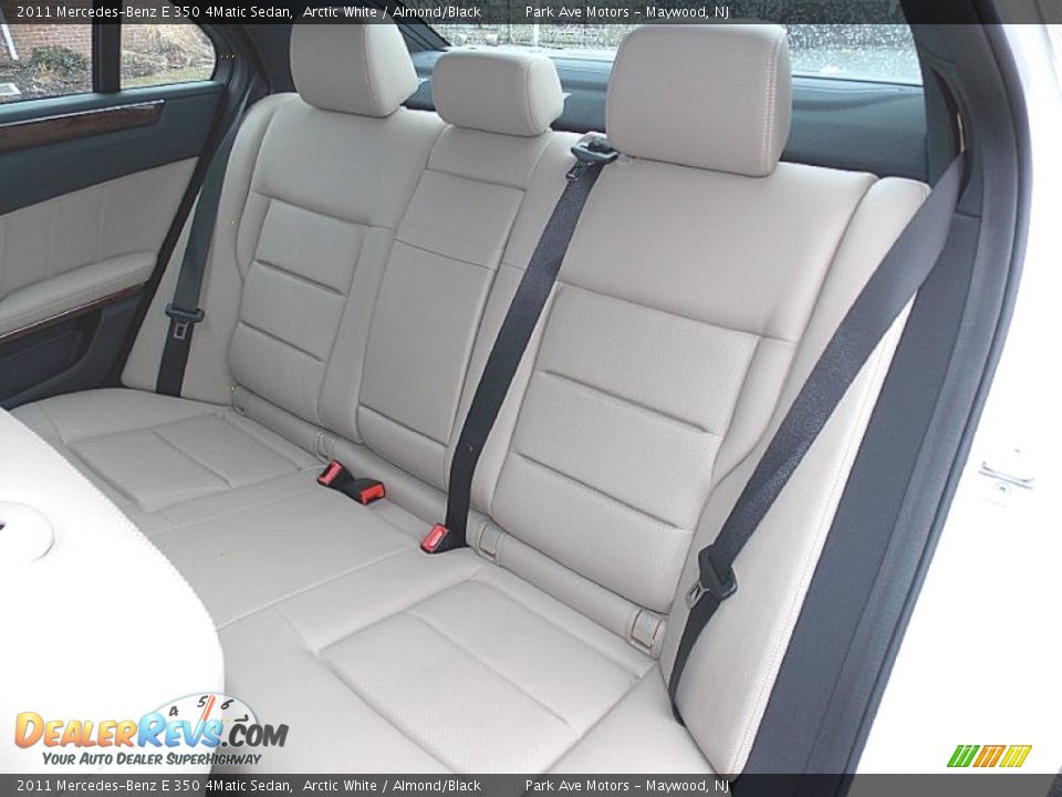 2011 Mercedes-Benz E 350 4Matic Sedan Arctic White / Almond/Black Photo #16