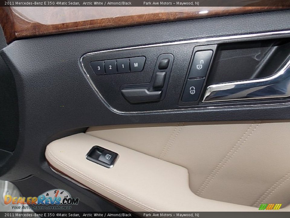 2011 Mercedes-Benz E 350 4Matic Sedan Arctic White / Almond/Black Photo #19