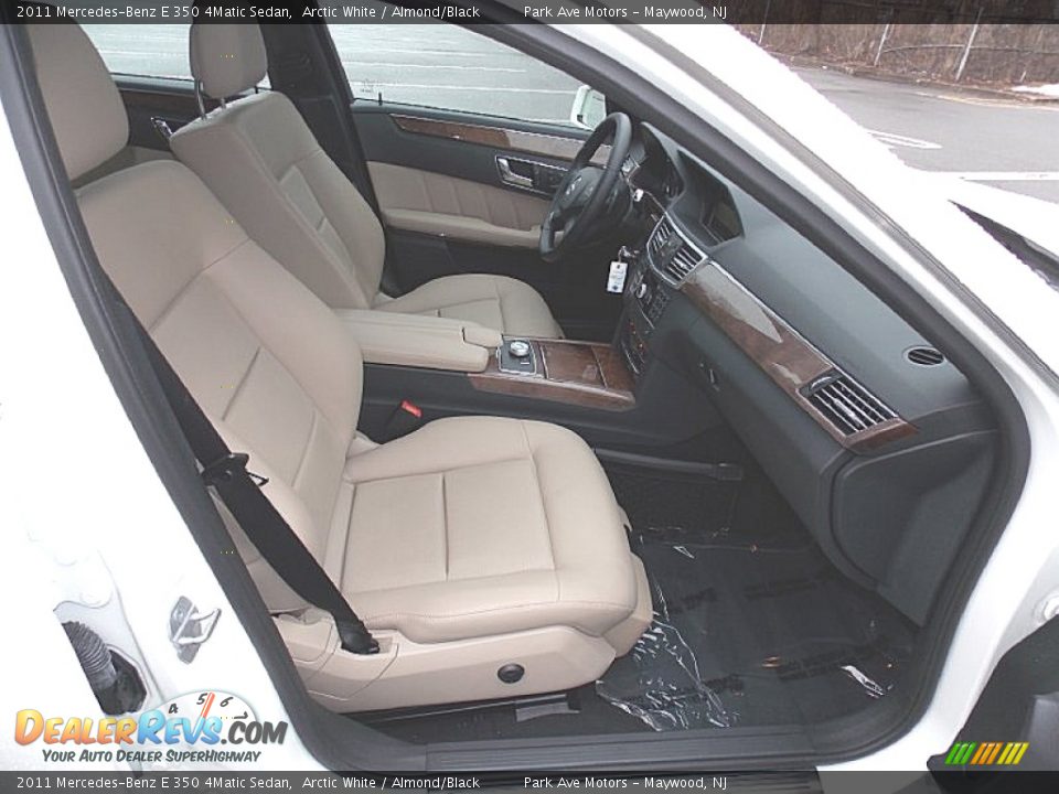 2011 Mercedes-Benz E 350 4Matic Sedan Arctic White / Almond/Black Photo #21