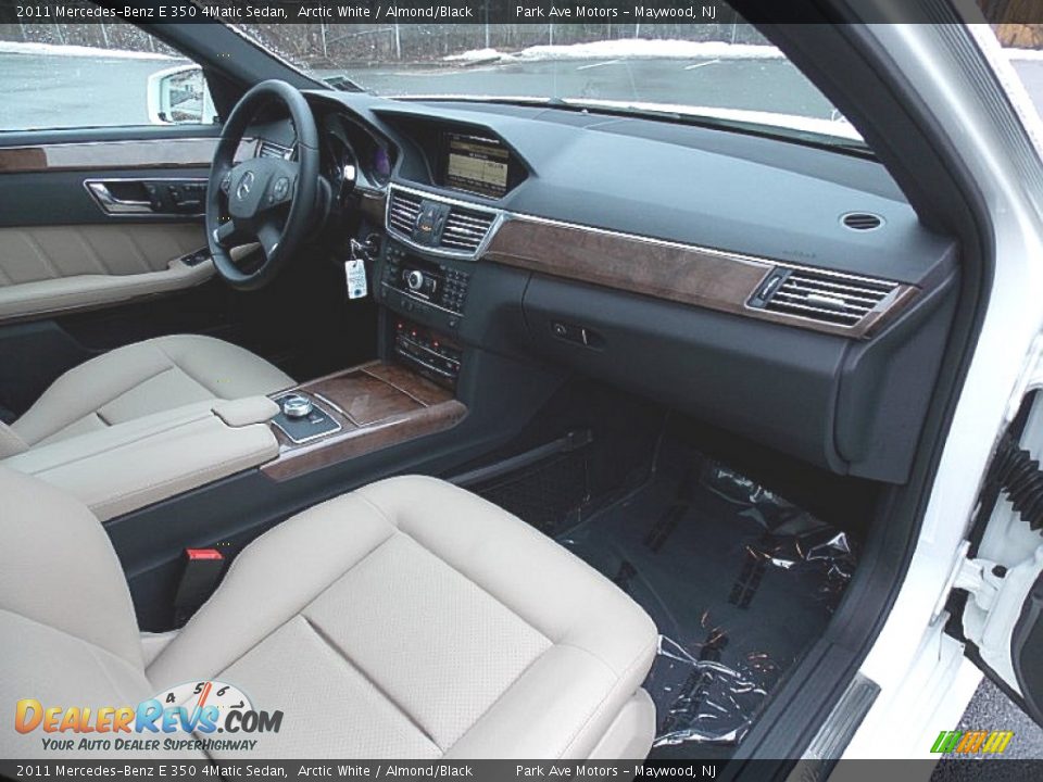 2011 Mercedes-Benz E 350 4Matic Sedan Arctic White / Almond/Black Photo #22