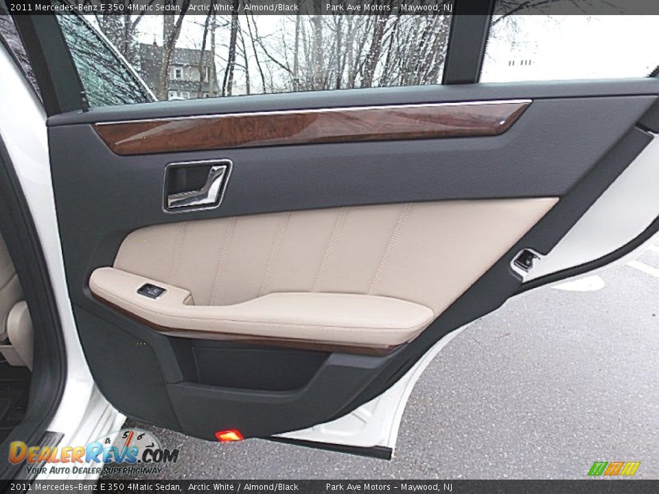2011 Mercedes-Benz E 350 4Matic Sedan Arctic White / Almond/Black Photo #23