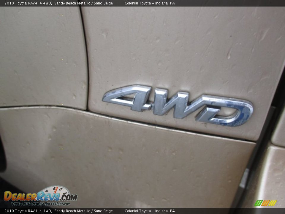2010 Toyota RAV4 I4 4WD Sandy Beach Metallic / Sand Beige Photo #6