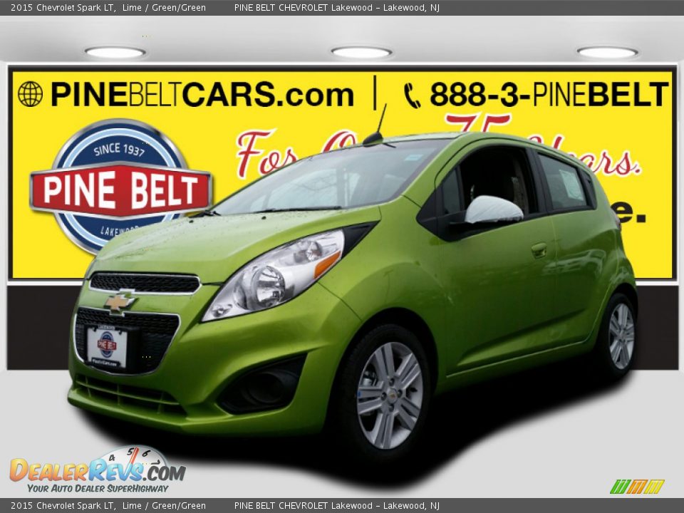 2015 Chevrolet Spark LT Lime / Green/Green Photo #1