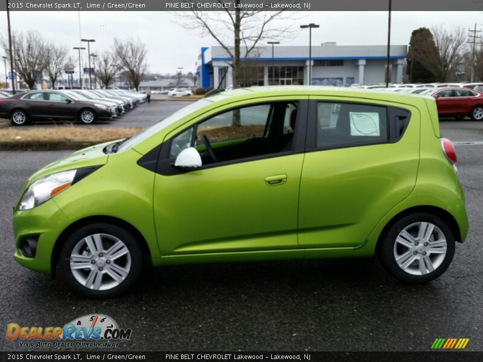 2015 Chevrolet Spark LT Lime / Green/Green Photo #3