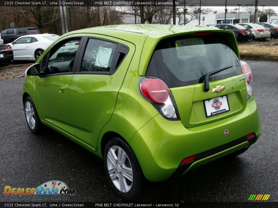 2015 Chevrolet Spark LT Lime / Green/Green Photo #4