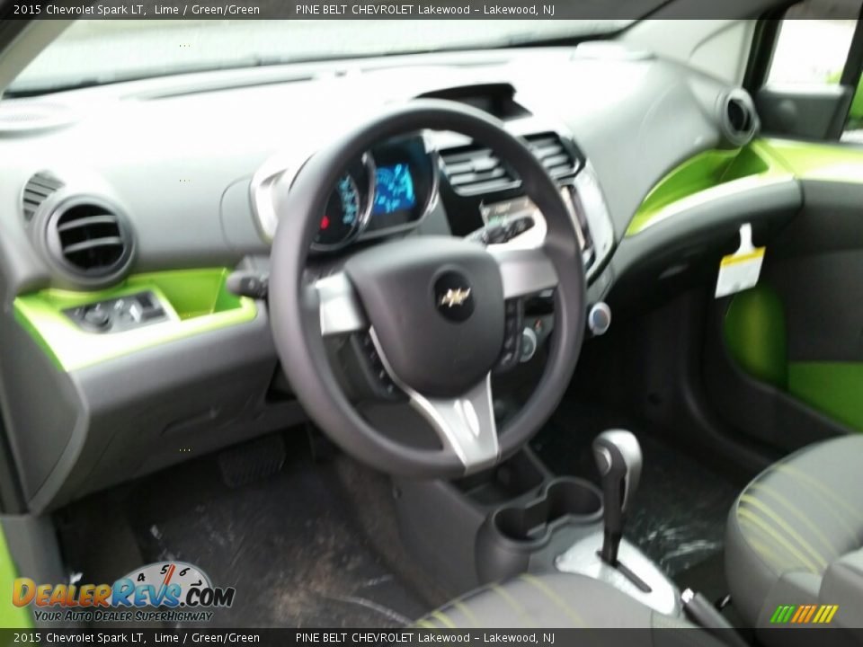 2015 Chevrolet Spark LT Lime / Green/Green Photo #7