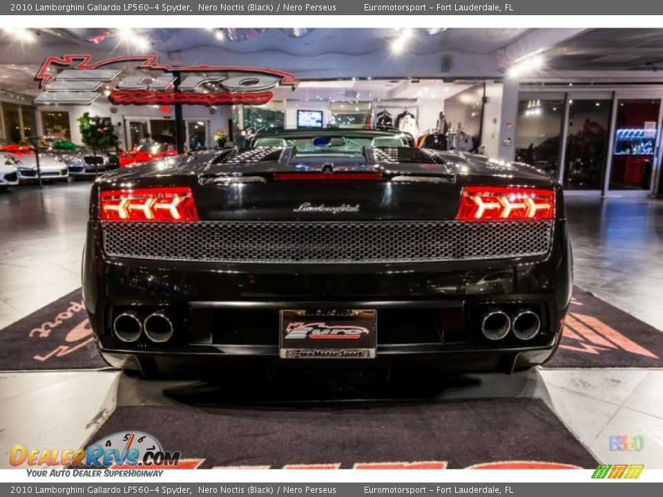2010 Lamborghini Gallardo LP560-4 Spyder Nero Noctis (Black) / Nero Perseus Photo #21