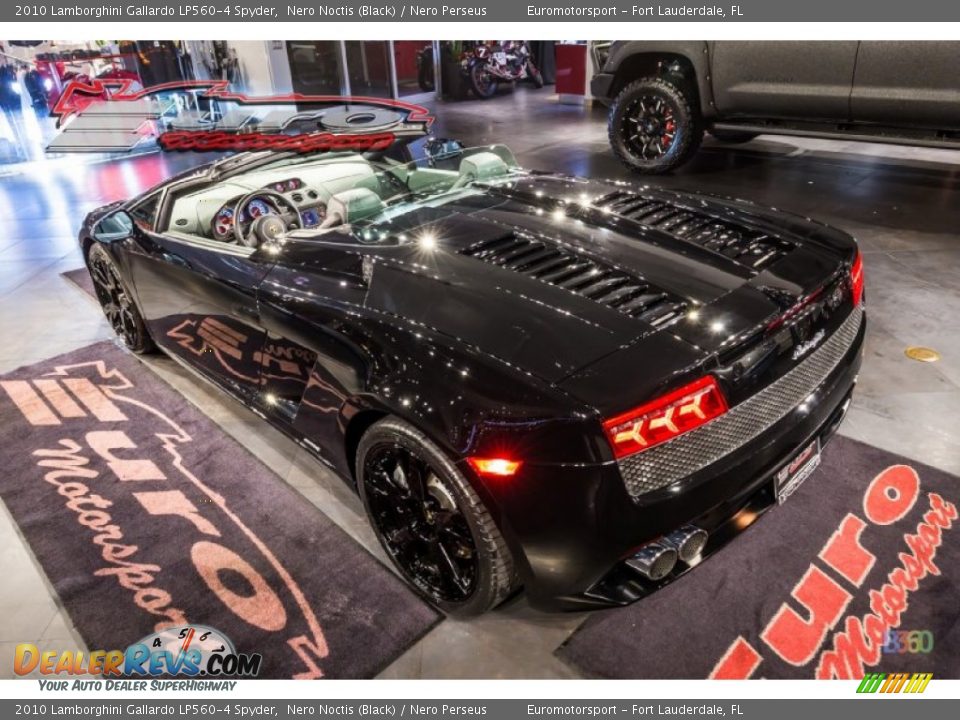 2010 Lamborghini Gallardo LP560-4 Spyder Nero Noctis (Black) / Nero Perseus Photo #28